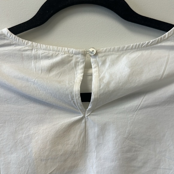 Beach Lunch Lounge • White Boho Ruffle Top • Sz XS • NWT! - Picture 5 of 10